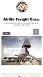 Mobile Screenshot of airlife-freight.com